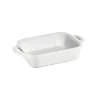 Plat de cuisson rectangulaire Staub 14x11 cm, blanc