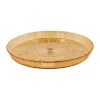 Plat de service Kusintha ronde Ø30 cm, Amber