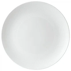 Plat de service rond Gio Ø 31 cm, blanc