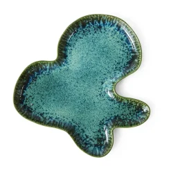 Plat de service Shell, Teal