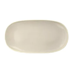 Plat de service Shoku 18x34 cm, Beige