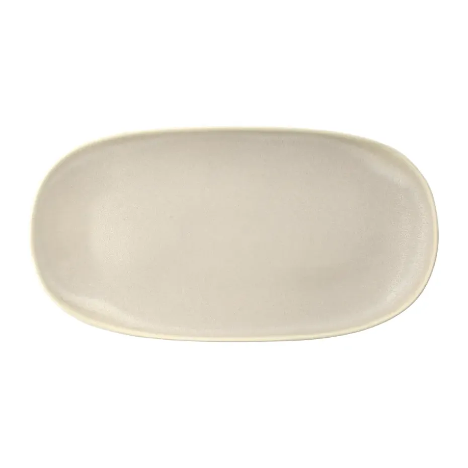 Plat de service Shoku 18x34 cm, Beige