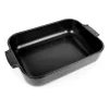 Plat en céramique Appolia 29,5x36 cm, Satin black