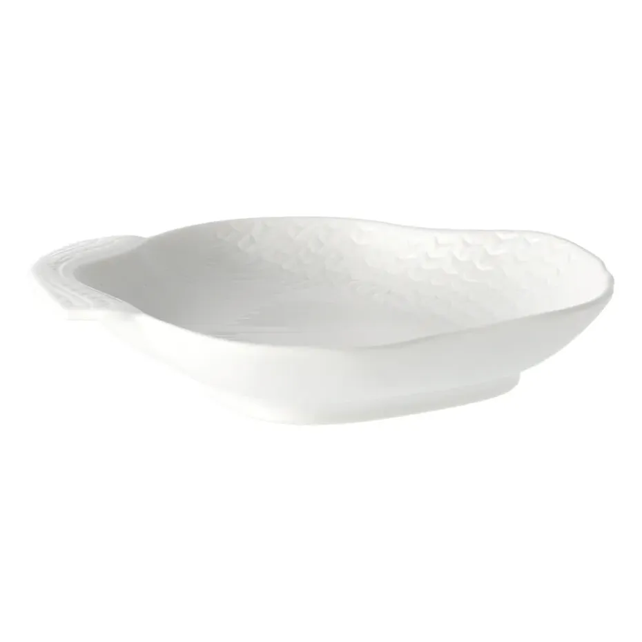Plat Swedish Grace 18x16 cm, Neige (blanc)
