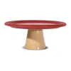 Plateau à gâteaux Porto Ø26x11 cm, Rouge-beige