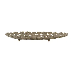 Plateau décoratif Micha 25x43,5 cm, Or