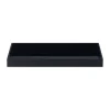 Plateau de décoration laqué Lux 38x19x3,5 cm, Black
