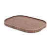 Plateau de service Bosign curveline large 34x47 cm, Noyer