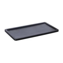 Plateau en bois Ernst 15x30 cm, Noir