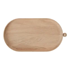 Plateau en bois Inka 18x34 cm, Nature