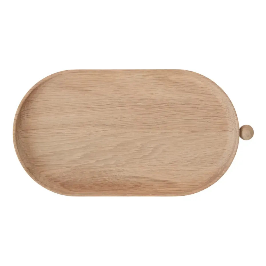Plateau en bois Inka 18x34 cm, Nature