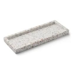 Plateau Humdakin Terrazzo 10x25 cm, White-brown