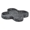 Plateau Humdakin Terrazzo 27 cm, Noir