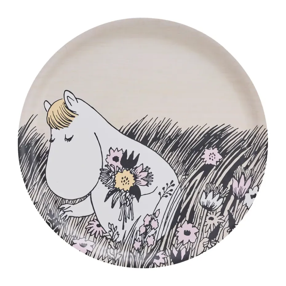 Plateau Moomin Ø35 cm, Summer night