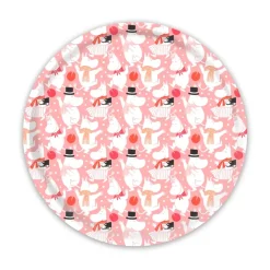 Plateau Moomin Celebration Ø31 cm, Blanc-rose