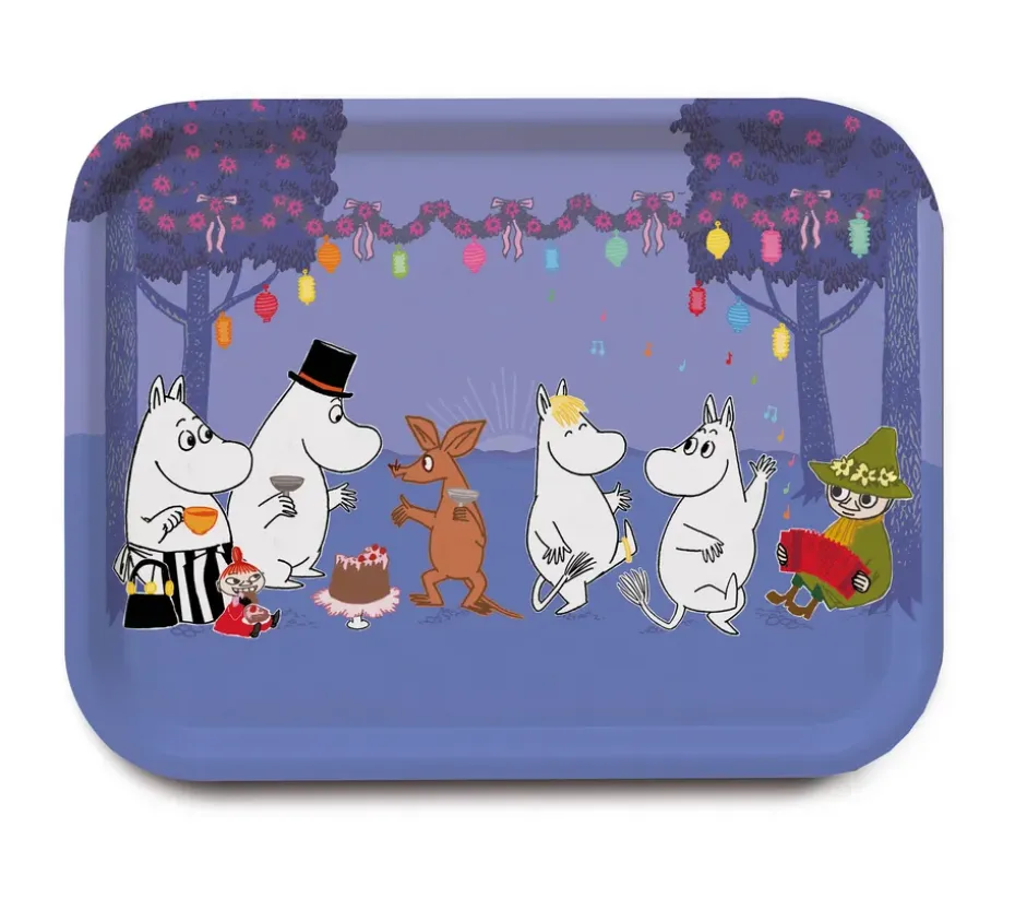 Plateau Moomin Dancing, Bleu