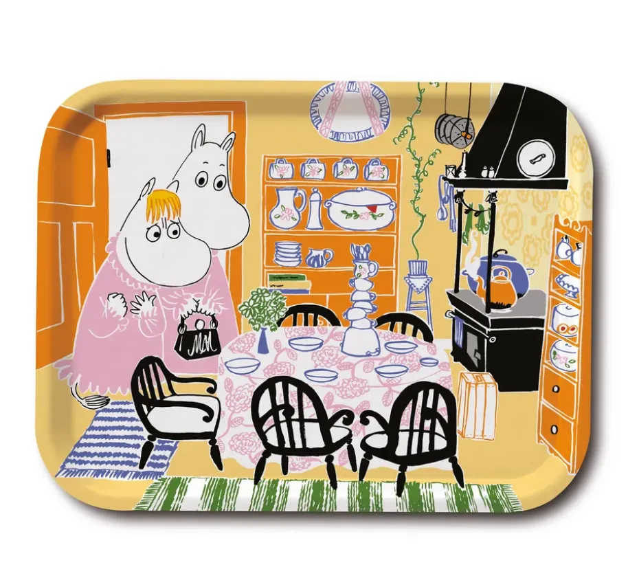 Plateau Moomin Kitchen, Jaune