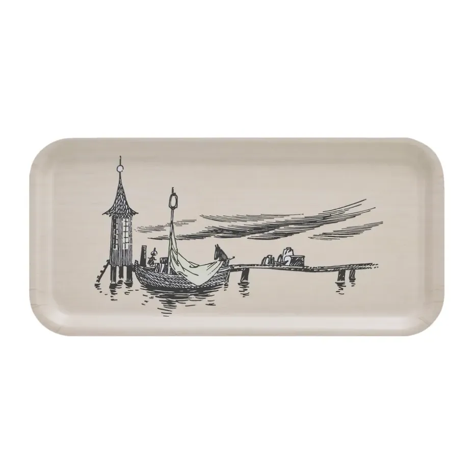 Plateau Moomin 13x27 cm, The pier