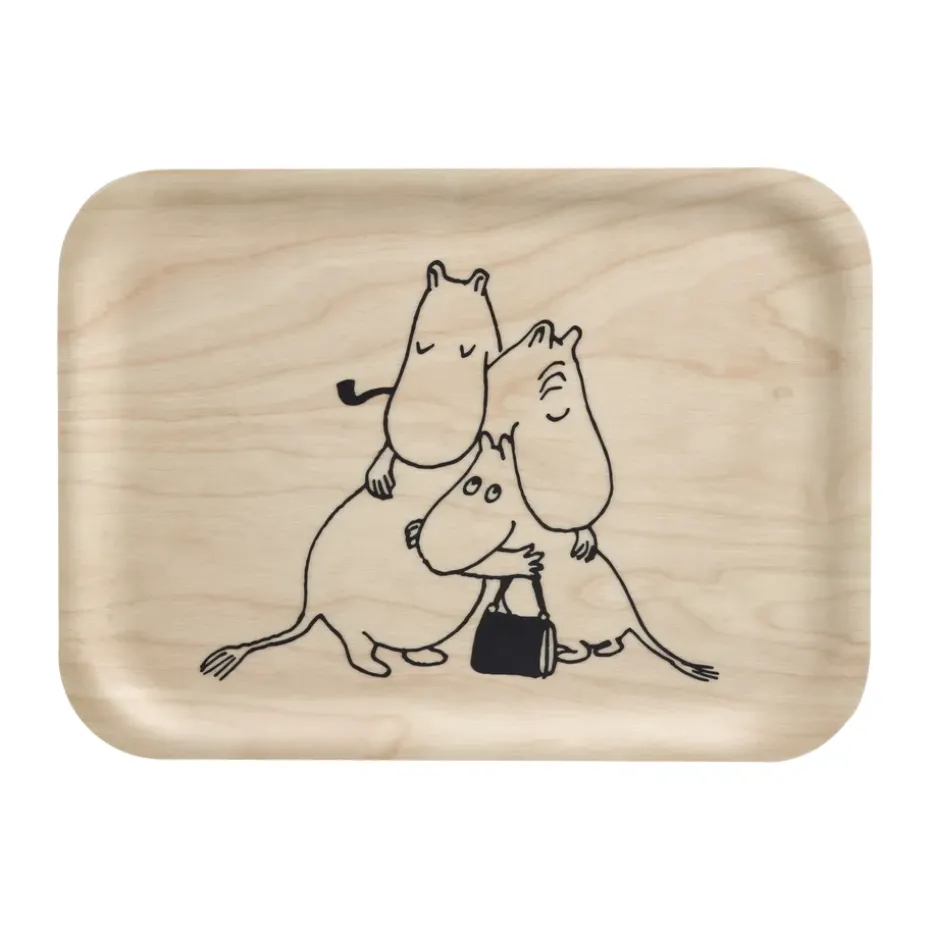 Plateau Mumin 80, 20x27 cm, Bouleau