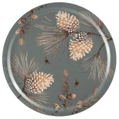 Plateau Pine Cone Ø 49cm, Moss grey