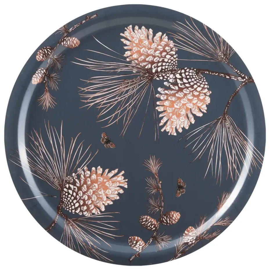 Plateau Pine Cone Ø 49cm, Thunder