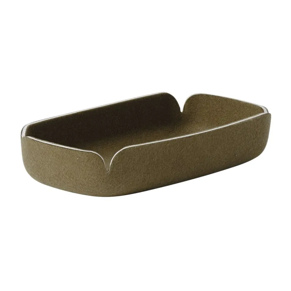 Plateau Restore 15,5x28 cm, Brown green