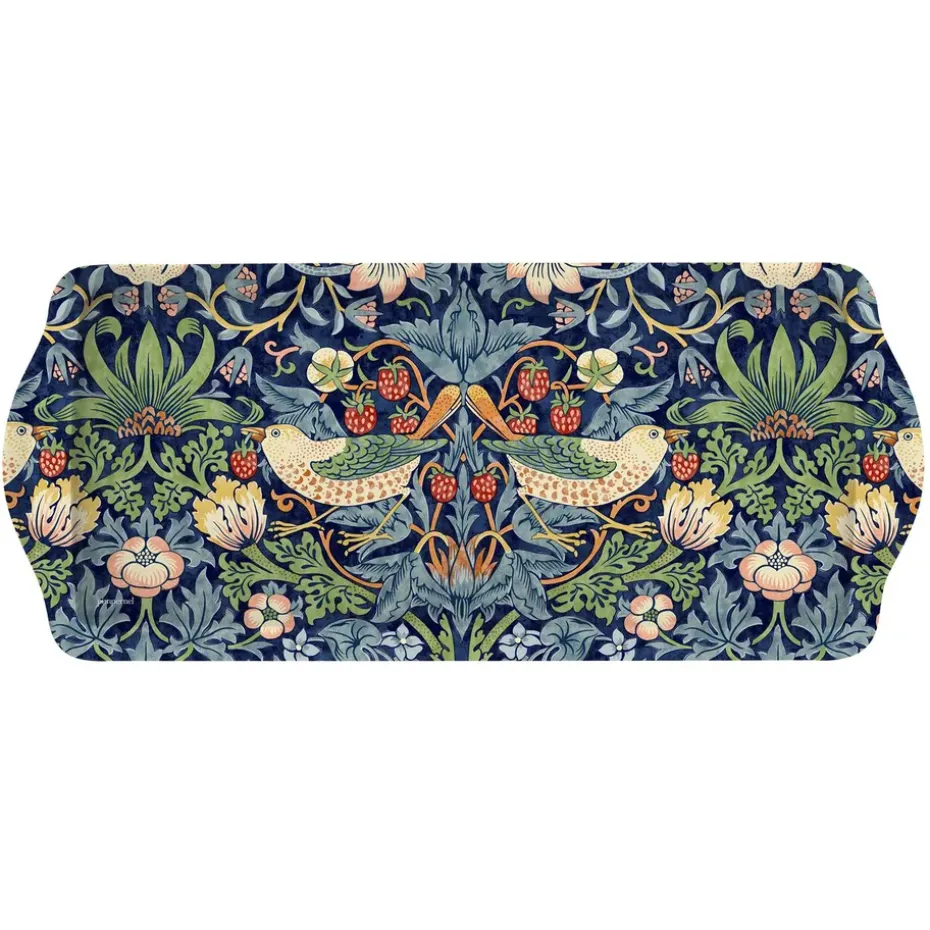 Plateau sandwich Strawberry Thief, Bleu