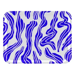 Plateau Sudd 33x43 cm, Blue-white