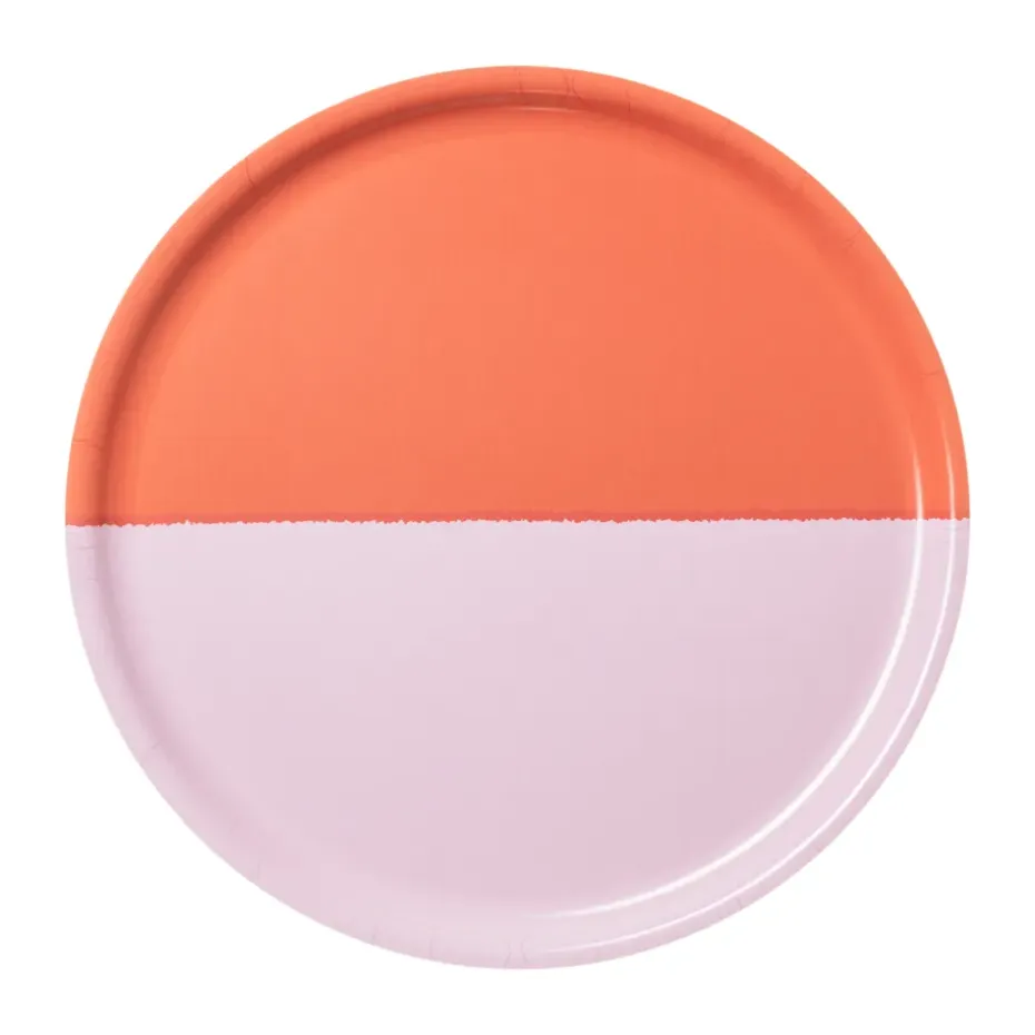 Plateau Vuokko Ø35 cm, 2-couleur rose-rouge