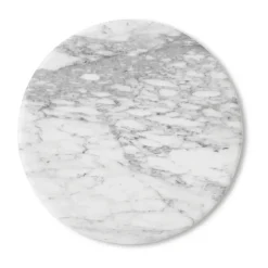 Plateau Wire Stool VP11 Ø38 cm, Bianco Carrara marbre