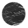 Plateau Wire Stool VP11 Ø38 cm, Nero Marquina marbre