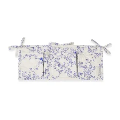 Poche de lit matelassée Jardim Satin, 18x43 cm