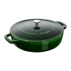 Poêle à frire en fonte Chistera Staub Ø24 cm, Basilic vert