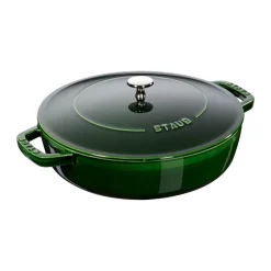 Poêle à frire en fonte Chistera Staub Ø24 cm, Basilic vert