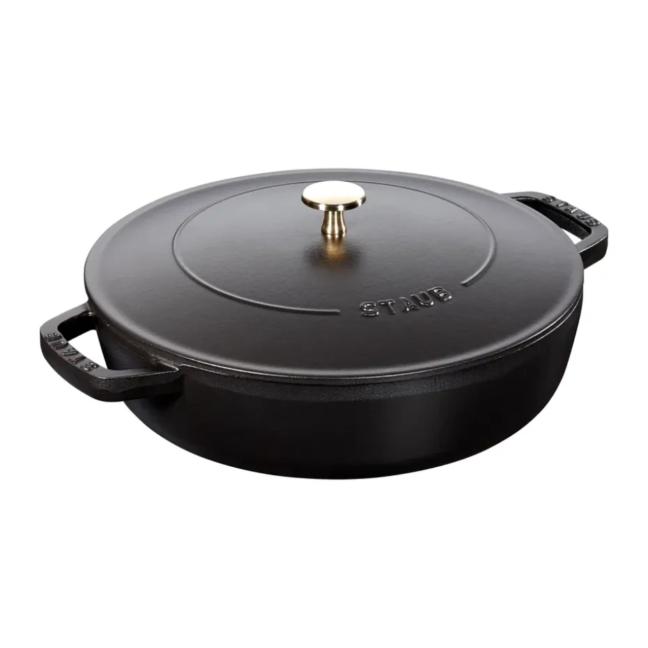 Poêle à frire en fonte Chistera Staub Ø24 cm, Noir