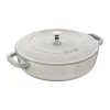 Poêle à frire en fonte Chistera Staub Ø28 cm, White truffle