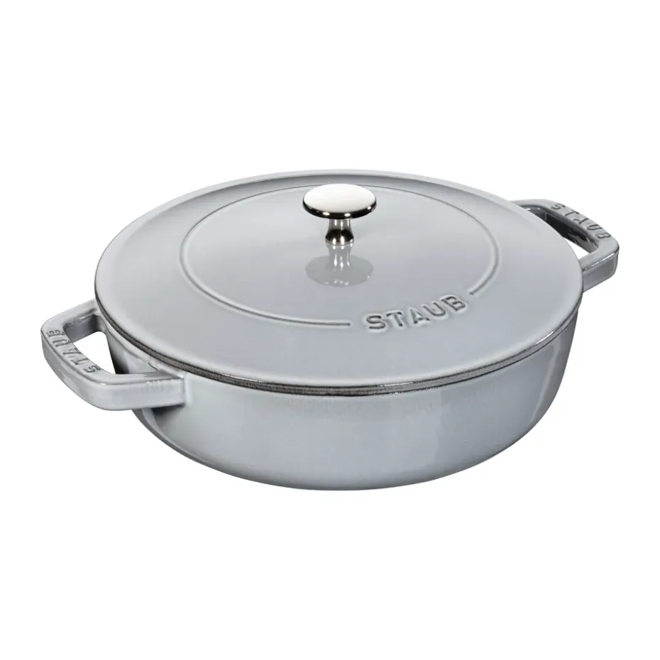 Poêle à frire en fonte Chistera Staub Ø24 cm, Gris graphite