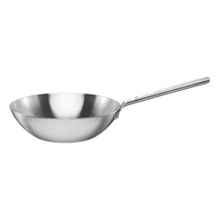 Poêle wok Norden Steel en acier inoxydable non revêtu, Ø28cm