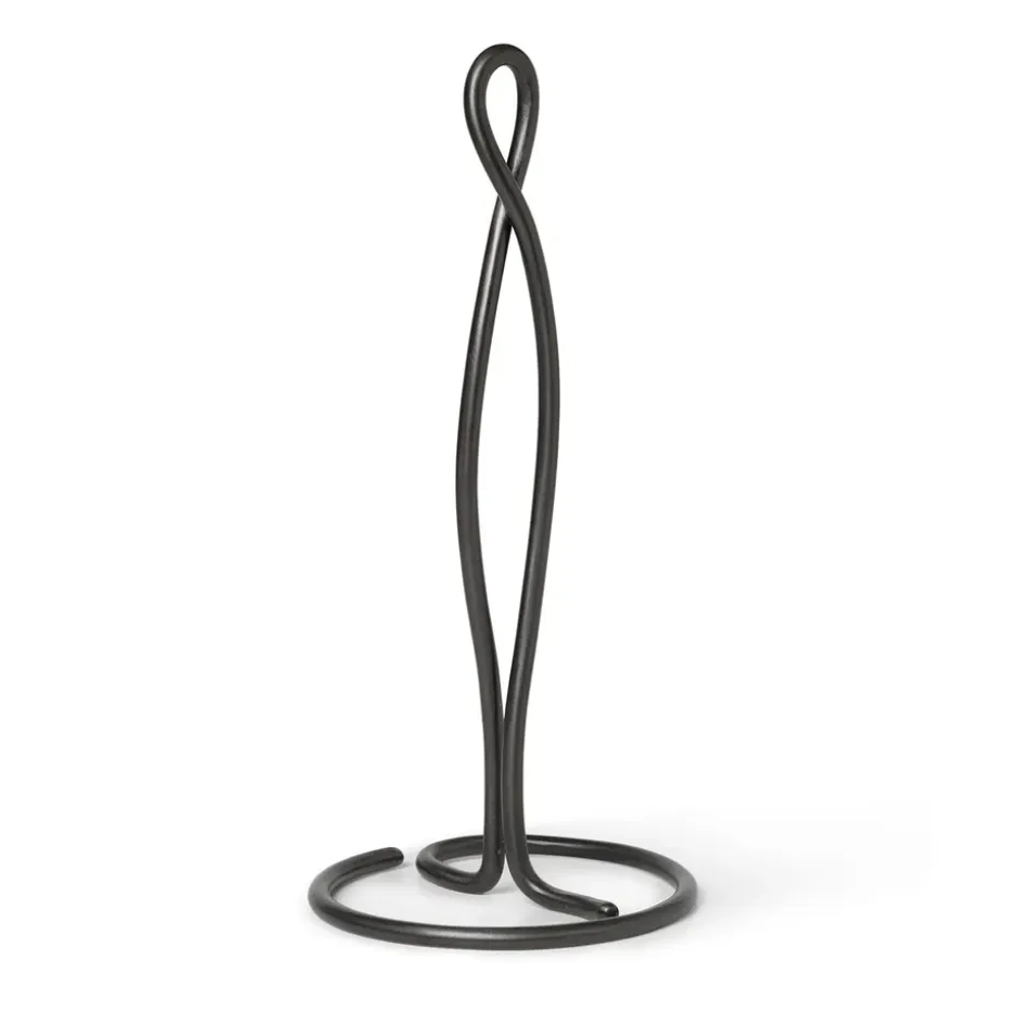 Porte rouleau essuie-tout Curvature, Laiton noir