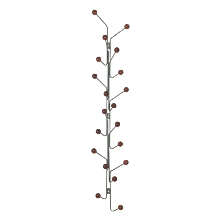 Porte vêtements Bill Vertical, Vert-marron foncé