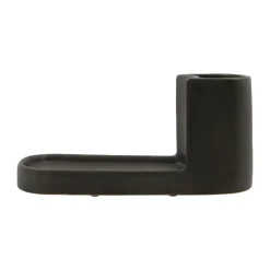 Porte-brosse et porte-savon Datura, Gris foncé