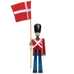 Porte-drapeau avec drapeau en tissu Kay Bojesen, 29,5 cm