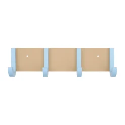 Portemanteau Jay 4 crochets, Beige-light blue