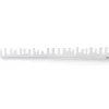 Porte-manteau mural Wave, blanc