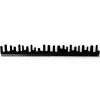 Porte-manteau mural Wave, noir