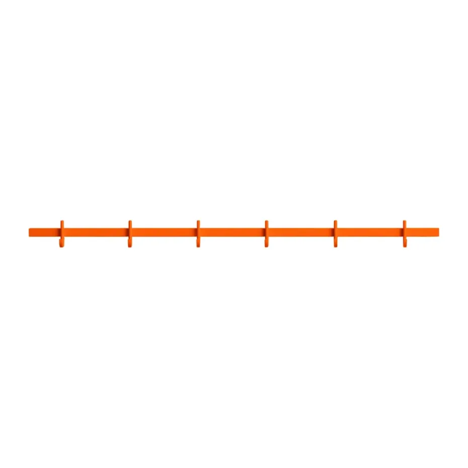 Porte-manteau Relief medium 82 cm, Orange