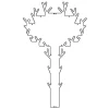 Porte-manteau Tree, noir