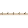 Porte-manteaux Else naturel, 5 boutons