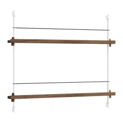 Porte-revues Moebe, Smoked oak-white