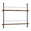 Porte-revues Moebe, Smoked oak-blue